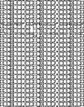Bold Geometric Chain Link Pattern Rug