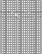 Bold Geometric Chain Link Pattern Rug