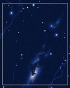 Cosmic Galaxy With Stars Rug