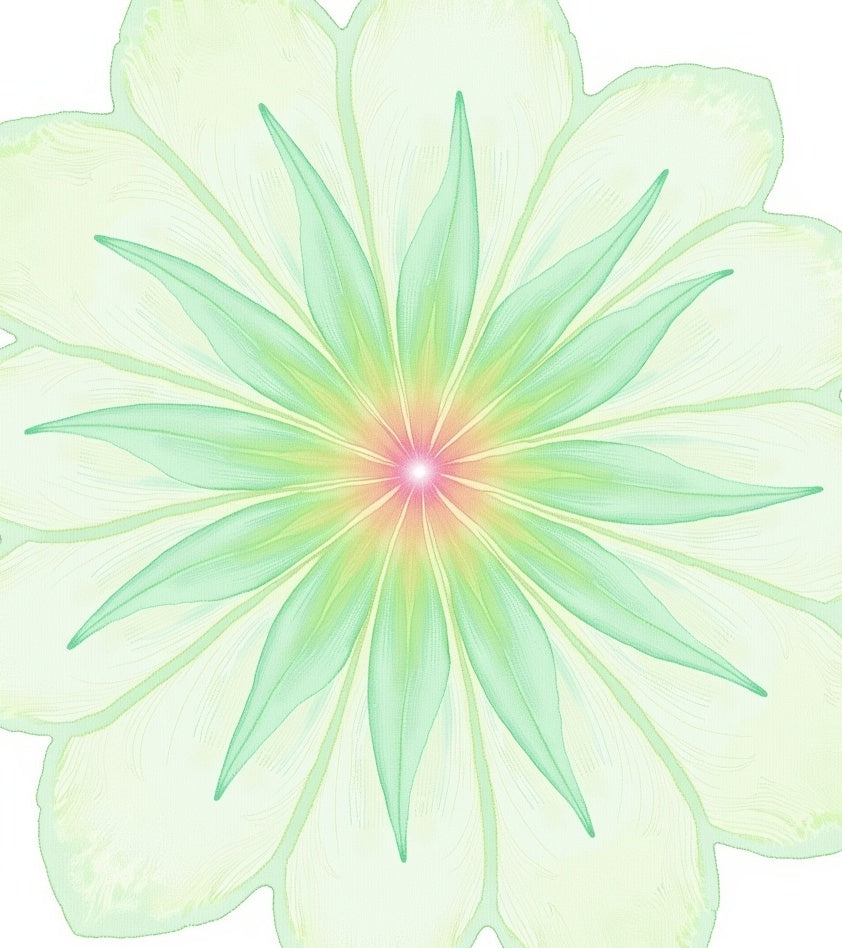 Pastel Bloom Mandala Rug