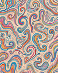 Colorful Swirl Abstract Pattern Rug