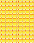 Golden Honeycomb Grid Design Rug