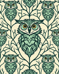 Wise Owl Tree Pattern Design Rug