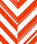 Bold Abstract Orange Stripe Design Rug
