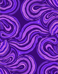 Abstract Swirls Purple Pattern Rug