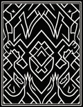 Bold Abstract Geometric Wildlife Pattern Rug