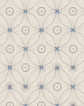 Modern Floral And Square Pattern Rug
