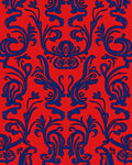 Bold Floral Swirl Pattern Rug