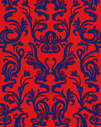 Bold Floral Swirl Pattern Rug