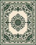 Classic Floral Medallion Design Rug