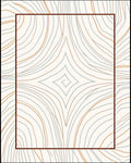 Abstract Wavy Lines Pattern Rug