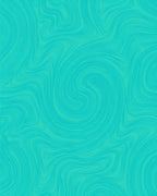 Abstract Teal Swirl Pattern Rug