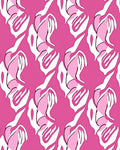 Pink Abstract Organic Flow Rug