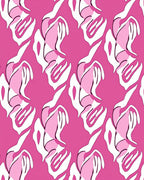 Pink Abstract Organic Flow Rug