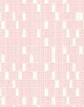 Pink Cream Vertical Tile Pattern Rug