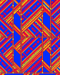 Bold Geometric Stripe And Shape Rug