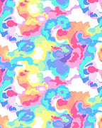 Abstract Swirl Bright Colors Rug