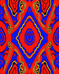 Bold Geometric Flow Rug