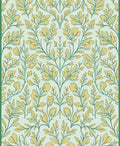 Drawn Floral Pattern With Leaf Motifs Rug
