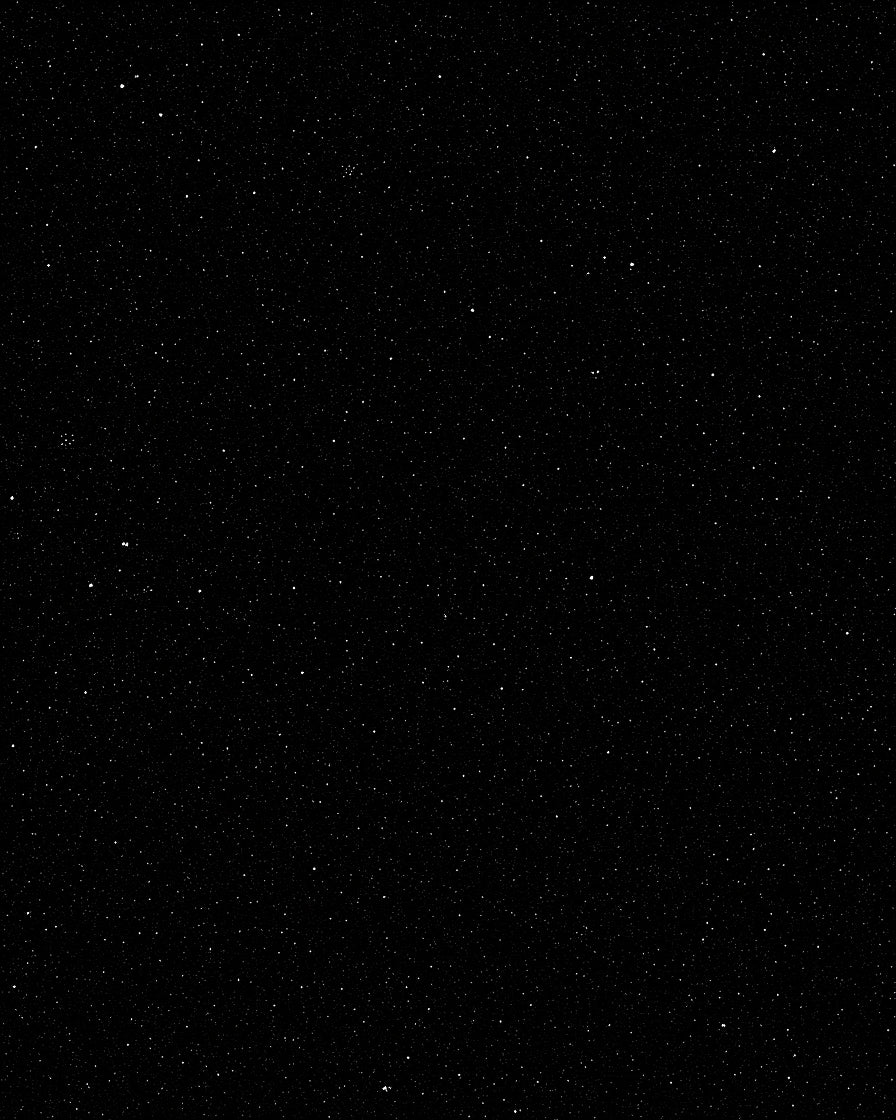 Cosmic Black Starry Night Field Rug