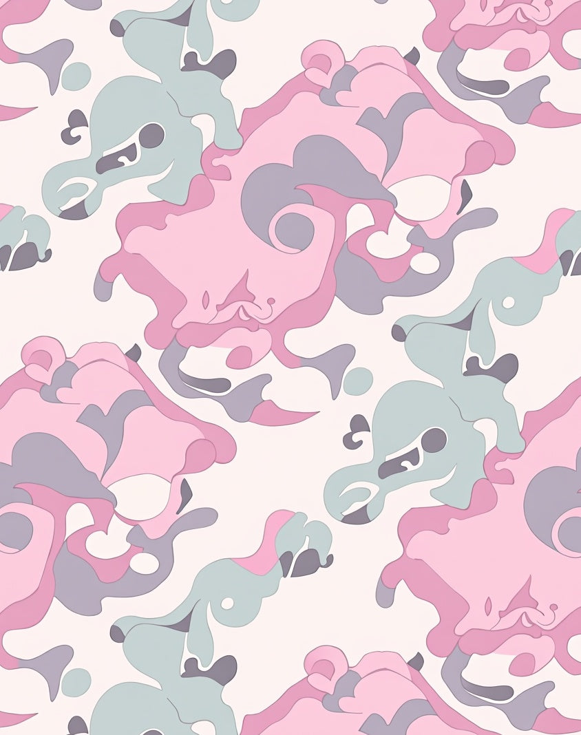 Abstract Swirls And Shapes Rug