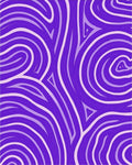 Purple Swirl Triangle Inspired Design Rug
