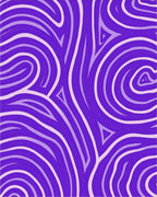 Purple Swirl Triangle Inspired Design Rug