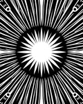Bold Sunburst Abstract Pattern Rug