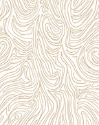 Abstract Swirls Organic Design Rug