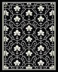 Elegant Floral Vine Patterned Rug