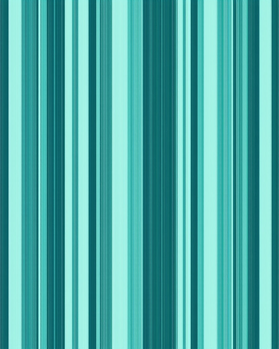 Aqua Teal Vertical Stripe Pattern Rug