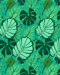 Tropical Leaf Pattern Design Rug