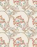 Art Nouveau Floral Vines Pattern Rug