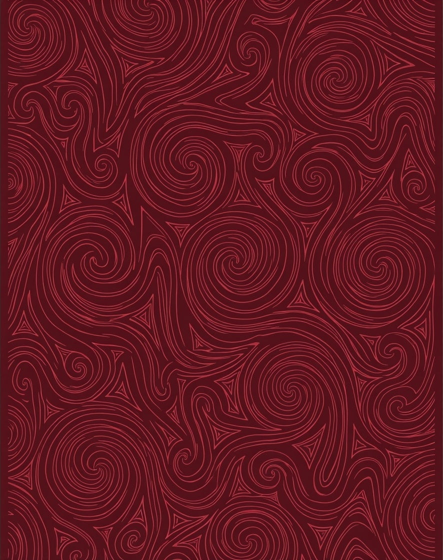 Swirling Lines Abstract Pattern Rug
