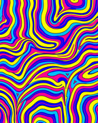 Groovy Swirls Pattern Rug