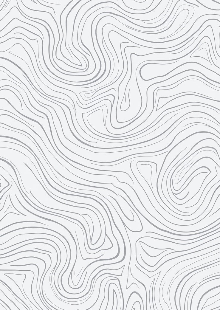 Abstract Swirl Lines Design Rug