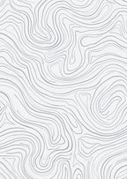 Abstract Swirl Lines Design Rug