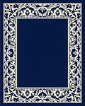 Intricate Floral Border Design Rug