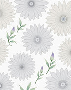 Soft Floral Bloom Pattern Design Rug