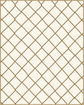 Classic Diamond Net Pattern Rug