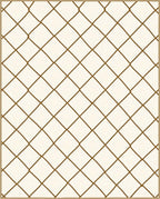Classic Diamond Net Pattern Rug