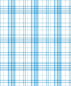 Classic Blue Plaid Pattern Rug