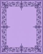 Ornate Scrollwork Vintage Pattern Rug
