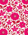 Vibrant Bold Floral Pattern Rug