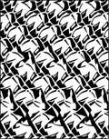Bold Abstract Black White Pattern Rug