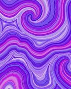 Swirling Purple Agate Pattern Rug