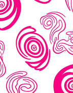 Abstract Swirl Pattern Design Rug