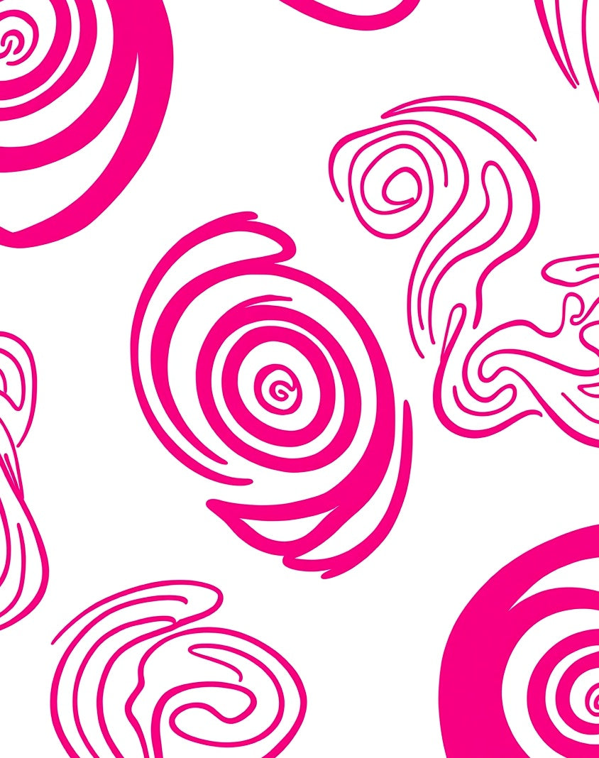 Abstract Swirl Pattern Design Rug
