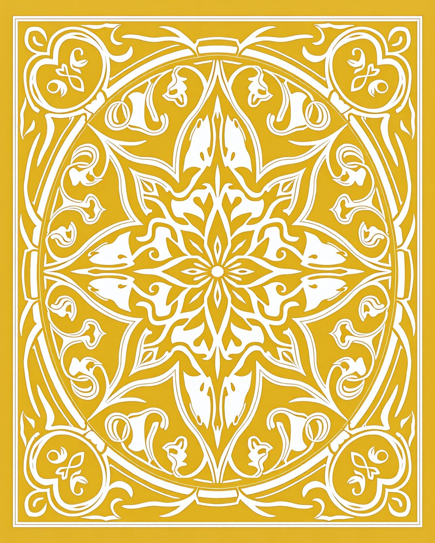 Global Floral Sunburst Medallion Rug