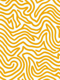 Bold Yellow Wavy Lines Rug